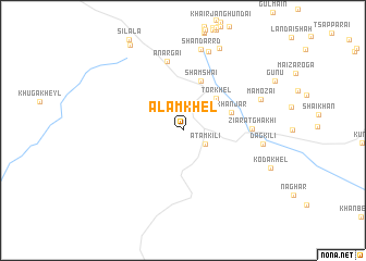 map of Ālam Khel