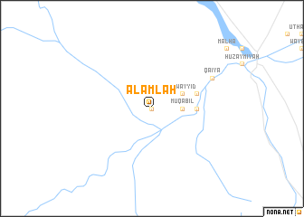 map of Al Amlaḩ