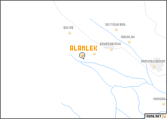 map of ‘Alam Lek