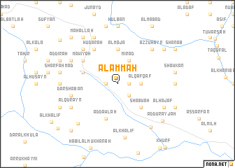 map of Al ‘Ammah