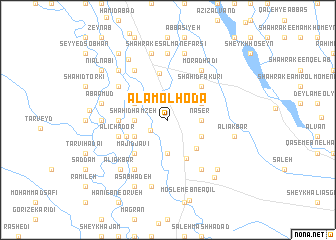 map of ‘Alam ol Hodá