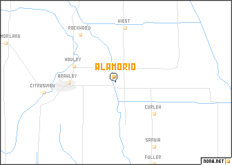 map of Alamorio