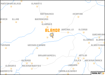 map of Alamor