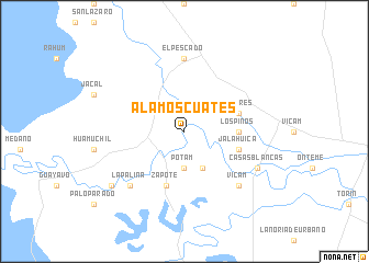 map of Álamos Cuates