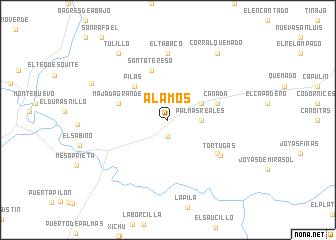 map of Álamos