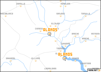 map of Álamos