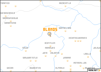map of Álamos