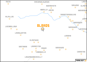 map of Álamos