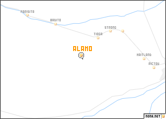 map of Alamo