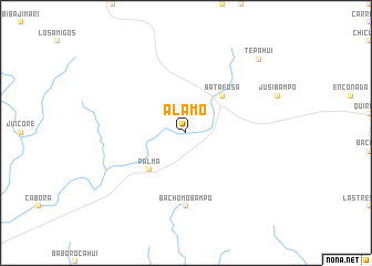 map of Álamo