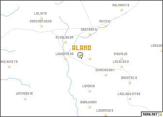 map of Álamo