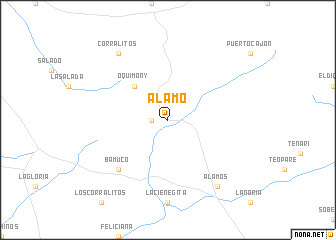 map of Álamo