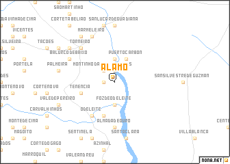 map of Álamo