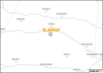 map of Alampur