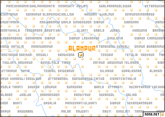 map of Ālampur