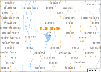 map of Al ‘Amqīyah