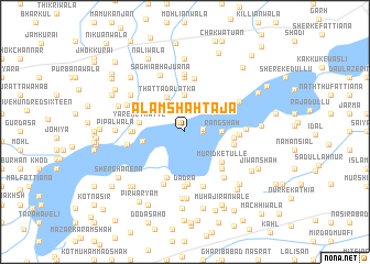 map of Ālam Shāh Tāja