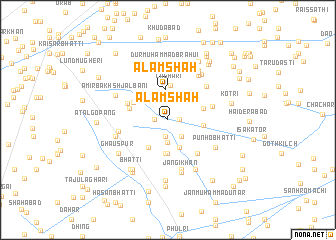 map of Ālam Shāh