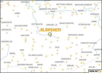 map of Alam Sherī