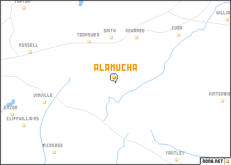 map of Alamucha