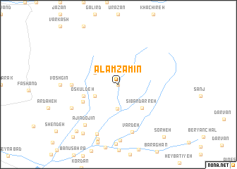 map of ‘Ālam Zamīn