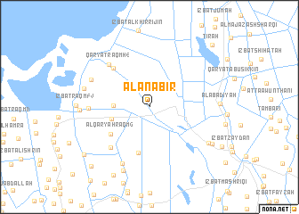 map of Al ‘Anābir