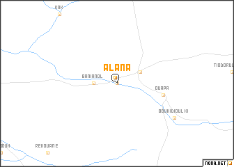 map of Alana