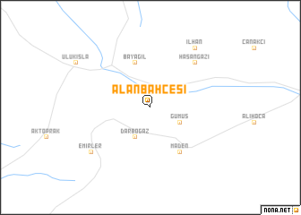 map of Alanbahçesi