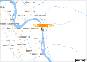 map of Al ‘Anbarīyah