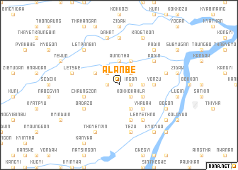 map of Alanbe