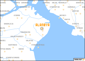 map of Alānbyā