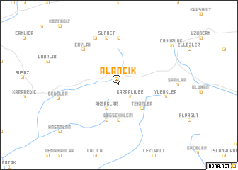 map of Alancık