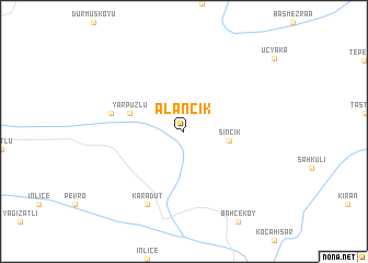 map of Alancık