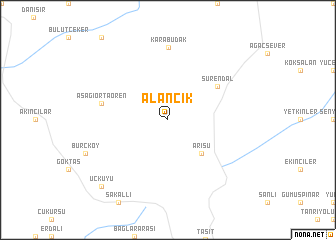 map of Alancık