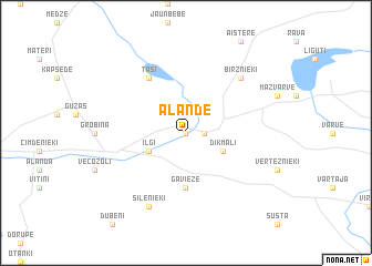 map of Alande