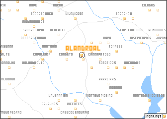 map of Alandroal