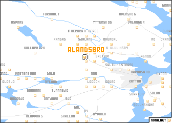 map of Älandsbro