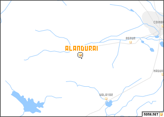 map of Alāndurai