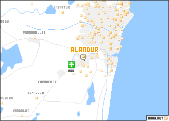 map of Alandur