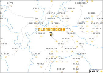 map of Alangangkee