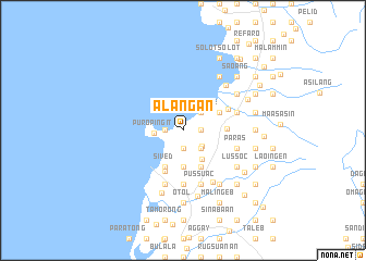 map of Alangan