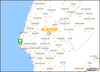 map of Alañgan