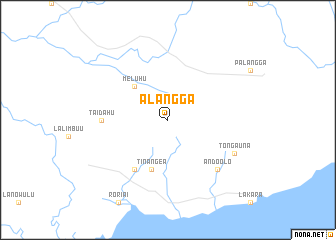 map of Alangga