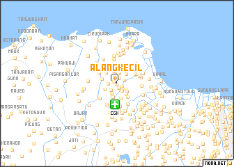 map of Alang-kecil