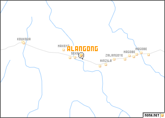 map of Alangong