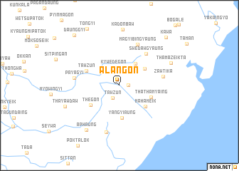 map of Alangon