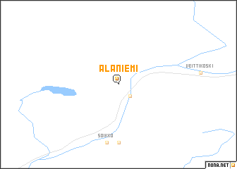map of Alaniemi