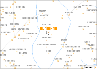 map of Alanikro