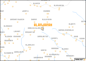 map of Al ‘Anjarah