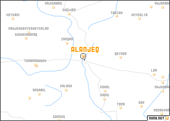 map of Alanjeq